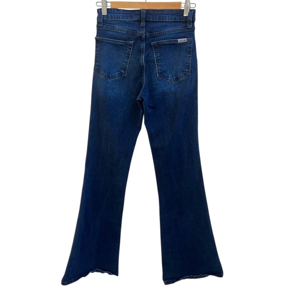 Joes Jeans Women Veles Dark Blue Flare Denim Stretch Whisker Sz 26 - Picture 3 of 6